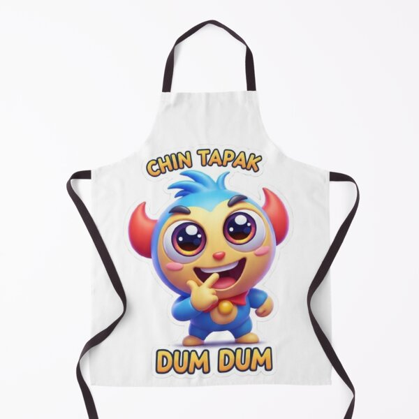 Item preview, Chin Tapak Dum Dum Cute Monster Sticker designed and sold by Mojbin.