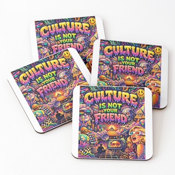 Item preview, Culture is Not Your Friend Postmodern Psychedelic designed and sold by SignalArchitect.