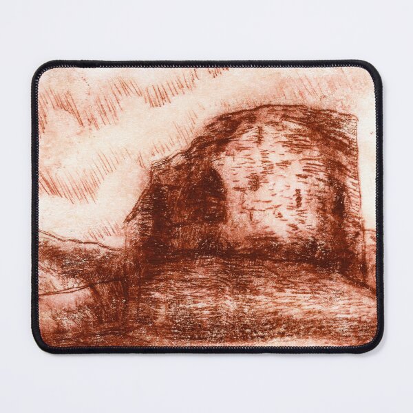 Item preview, Dry Point Print of Castell Dolbadarn Castle in Llanberis in Burnt Sienna Hue designed and sold by LymphomaLass.