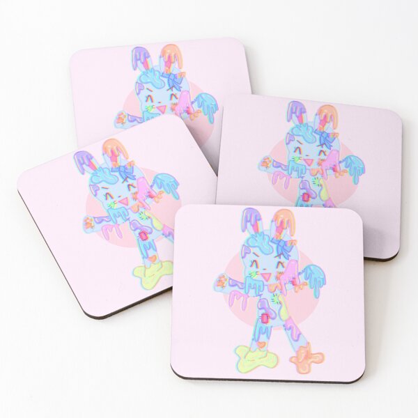 Item preview, Cute Bunny Plush Covered In Paint designed and sold by HappyAnleka.