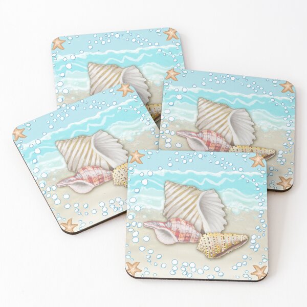 Item preview, Three Beach Seashells designed and sold by artmuvz.