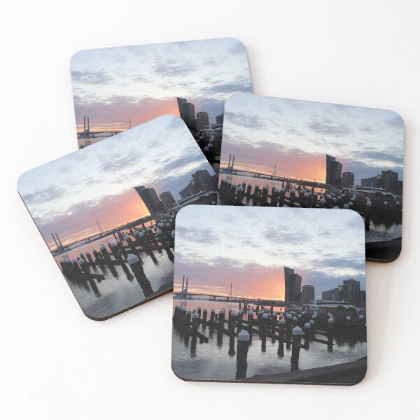 Item preview, Sunset at Central Pier Docklands, Melbourne April 2025 designed and sold by Lauren Elizabeth Photograhy AU.