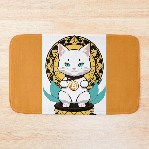 Item preview, Chill Cat with Bitcoin designed and sold by IosArt.