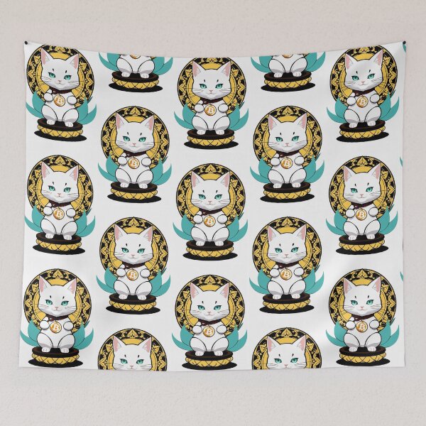Item preview, Chill Cat with Bitcoin designed and sold by IosArt.