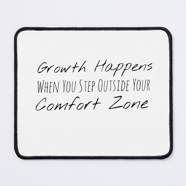 Item preview, Growth Happens When You Step Outside Your Comfort Zone – Courage to Grow Affirmation designed and sold by Camila  Ardila.