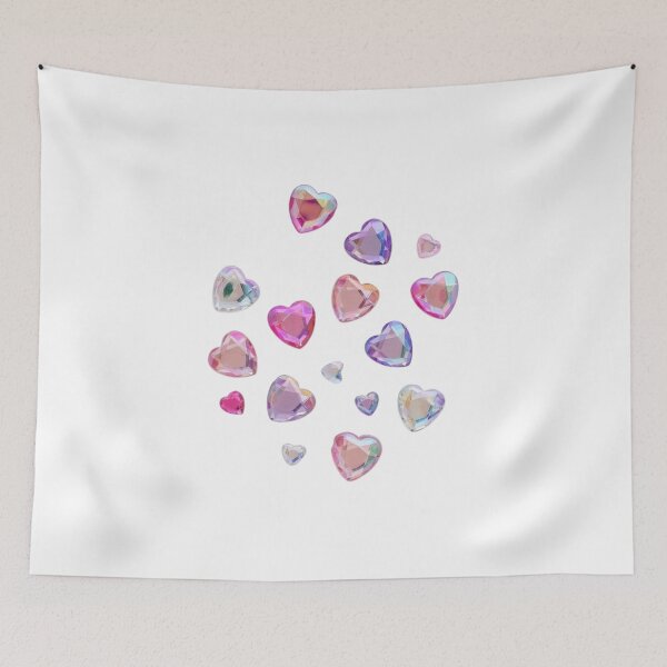 Item preview, y2k pink heart designed and sold by strawbpatchco.