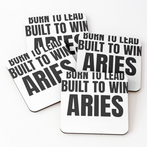 Item preview, Born to Lead Built to Win Aries – Strong Zodiac Quote Design for Men designed and sold by Aisha Creates.