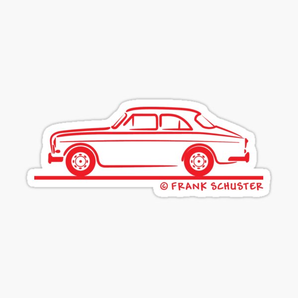 2 Stk. Volvo Ferrari Elch Sticker Fun Aufkleber (ca 10 cm x 7,7 cm). :  : Auto & Motorrad