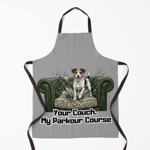 Item preview, Your Couch My Parkour Course - Funny Jack Russell Art designed and sold by C360 Studio.