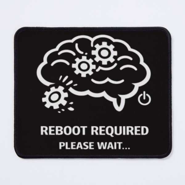 Item preview, Funny Overthinking Brain – Reboot Required - Please Wait designed and sold by MS-DesignArt.