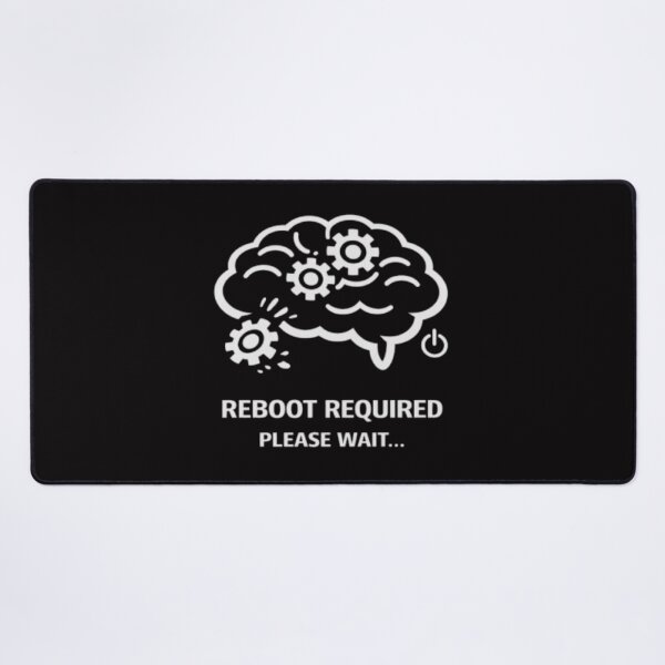Item preview, Funny Overthinking Brain – Reboot Required - Please Wait designed and sold by MS-DesignArt.