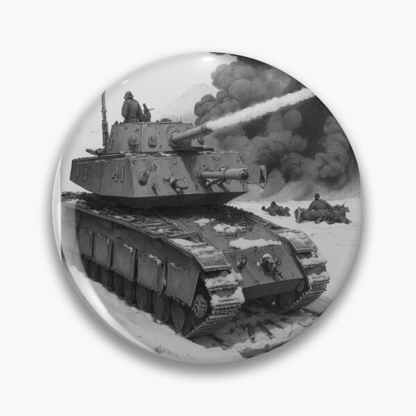Item preview, Tank on the Battlefield designed and sold by IosArt.