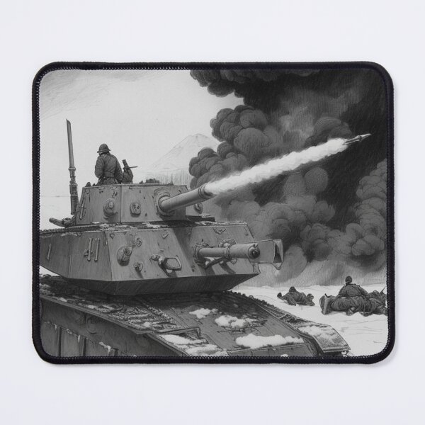 Item preview, Tank on the Battlefield designed and sold by IosArt.
