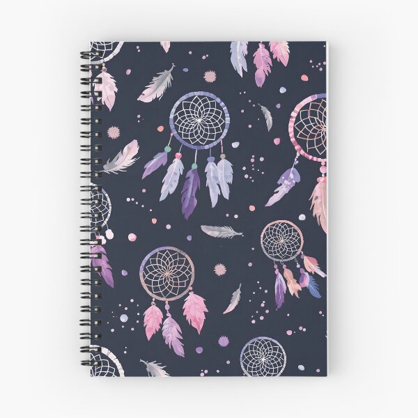 Item preview, Boho Dreams Watercolour Pattern - Dreamcatcher Feathers Galaxy Night Sky Celestial Aesthetic Design designed and sold by UrsaNorthDesigns.