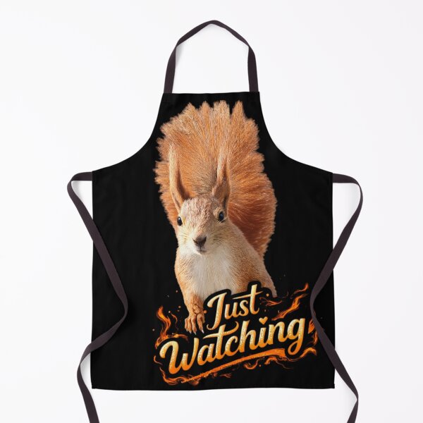 Item preview, Fierce Red Squirrel Just Watching Fire designed and sold by Shirtaholism.
