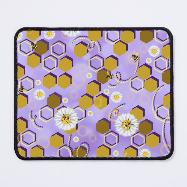 Item preview, Neon Bumblee Bees - Lavender designed and sold by By Sapphire's Design.