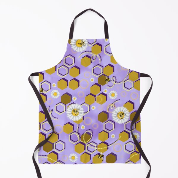 Item preview, Neon Bumblee Bees - Lavender designed and sold by By Sapphire's Design.
