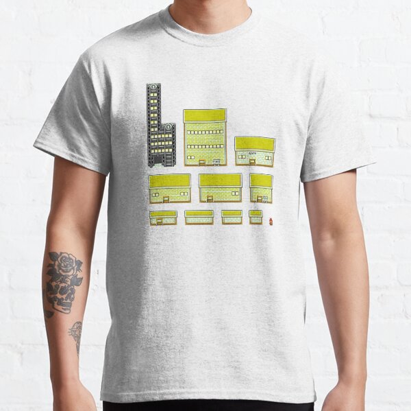 Pokemon Goldenrod Minimalist Arrangement Classic T-Shirt