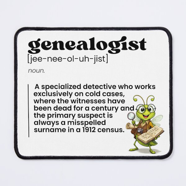 Item preview, Define: Genealogist designed and sold by The Curious Geneabug.