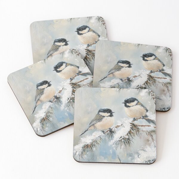Item preview, Chickadees in a tree designed and sold by intercreative10.