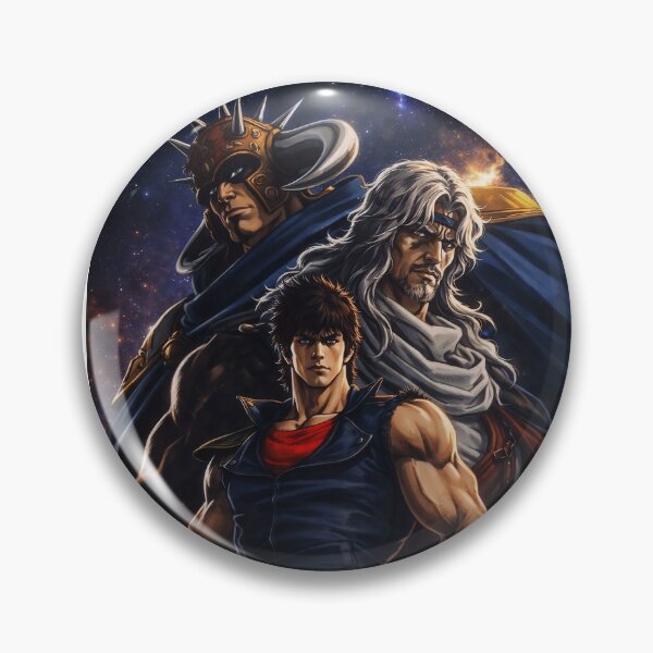 Item preview, ken il guerriero – Cosmic Heroes Retro Style Fighting Trio  designed and sold by Apocryphalwar.