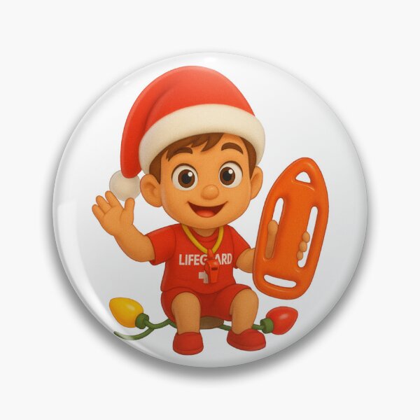 Item preview, Christmas Lifeguard Boy 2 designed and sold by Sillytoe.