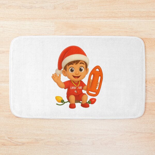 Item preview, Christmas Lifeguard Boy 2 designed and sold by Sillytoe.