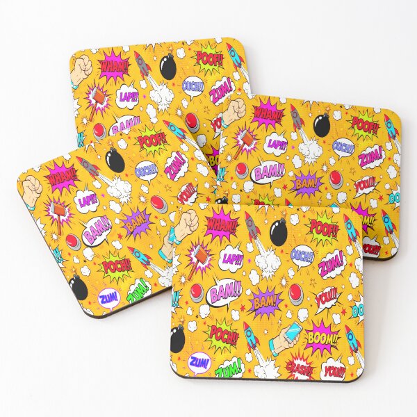Item preview, Retro Comic Pop Art – Bold Speech Bubble,  Colorful Pop Art Explosion Pattern, designed and sold by PIKASSO2026.