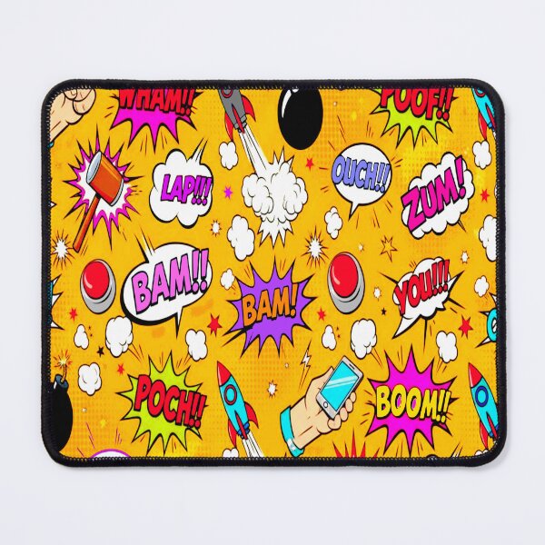 Item preview, Retro Comic Pop Art – Bold Speech Bubble, Colorful Pop Art Explosion Pattern, designed and sold by PIKASSO2026.