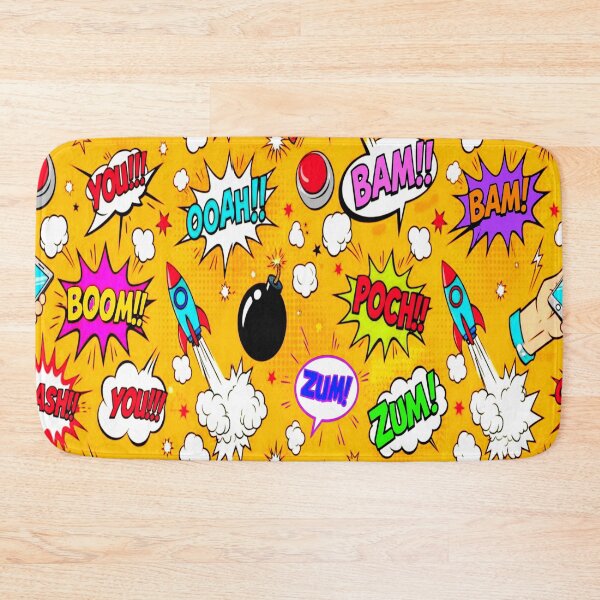 Item preview, Retro Comic Pop Art – Bold Speech Bubble,  Colorful Pop Art Explosion Pattern, designed and sold by PIKASSO2026.