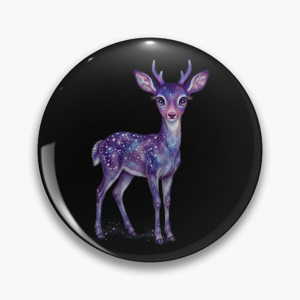 Item preview, Cosmic Doe Celestial Galaxy Forest Spirit Art designed and sold by MoonSoul Studio.