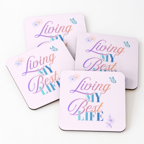 Item preview, Living My Best Life designed and sold by ParkandPress.