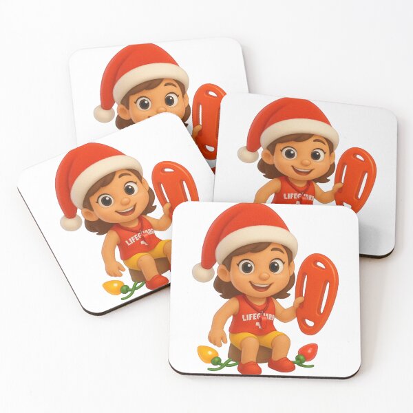 Item preview, Christmas Lifeguard Girl designed and sold by Sillytoe.