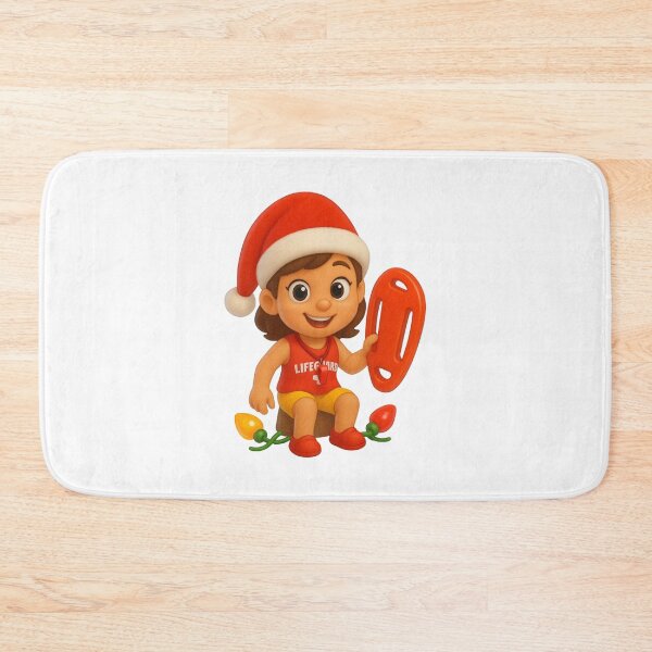 Item preview, Christmas Lifeguard Girl designed and sold by Sillytoe.