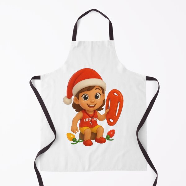 Item preview, Christmas Lifeguard Girl designed and sold by Sillytoe.