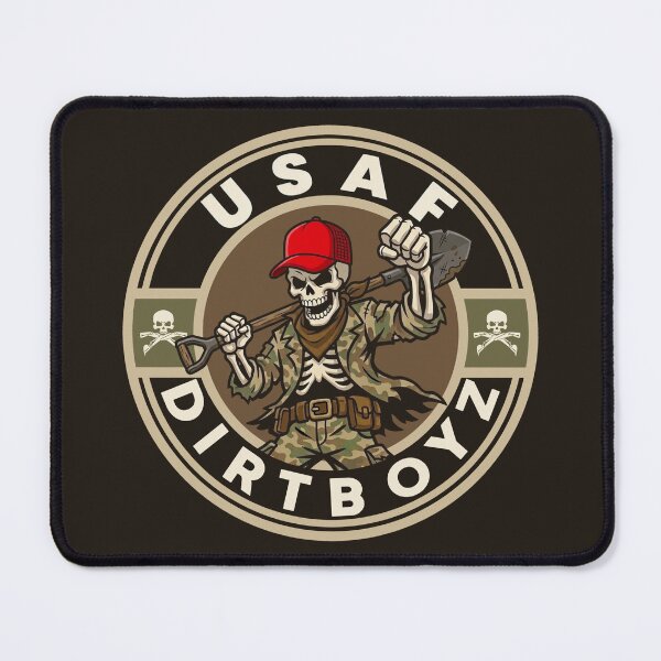 Item preview, USAF DIRTBOYZ REDHORSE skeleton designed and sold by Thea B Creates.