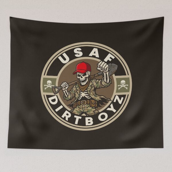 Artikelvorschau, USAF DIRTBOYZ REDHORSE Skelett entworfen und verkauft von Thea B Creates.