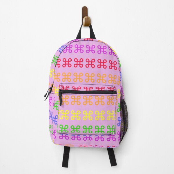 Item preview, Looped Square Rainbow Motif ~ designed and sold by Jeanine King.