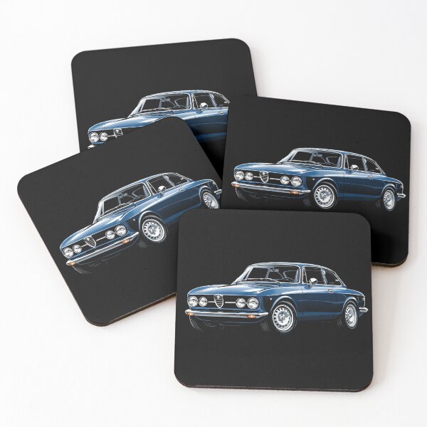 Item preview, 1969 Alfa Romeo GTV 1750 – Classic Italian Coupe Illustration designed and sold by Stinky Lincy's Apparel Company.