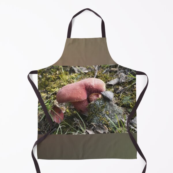 Item preview, Velvety Red Bicolor Bolete Mushroom on Mossy Forest Floor designed and sold by Blossom-Breeze.