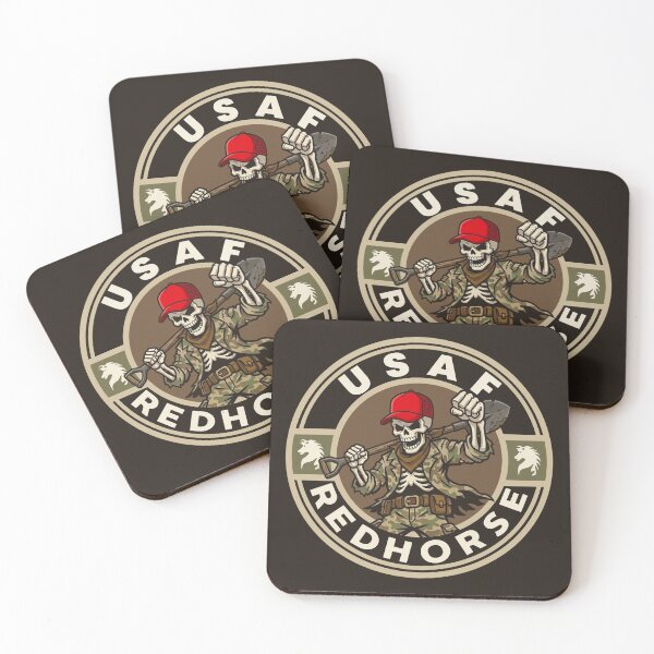 Item preview, USAF REDHORSE skeleton designed and sold by Thea B Creates.