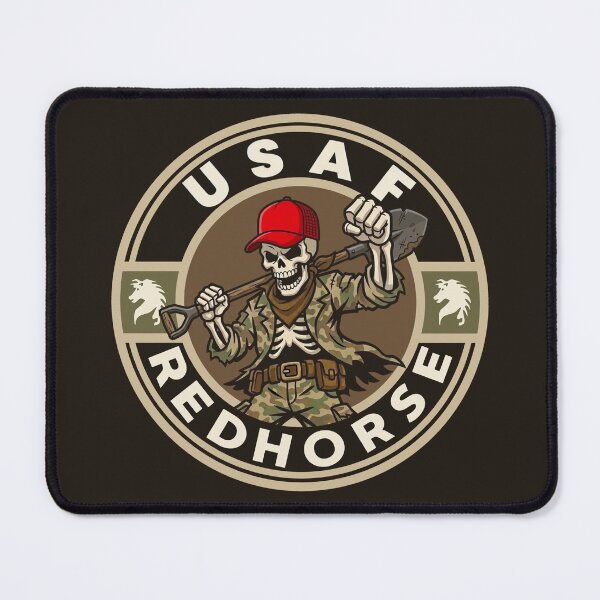 Item preview, USAF REDHORSE skeleton designed and sold by Thea B Creates.
