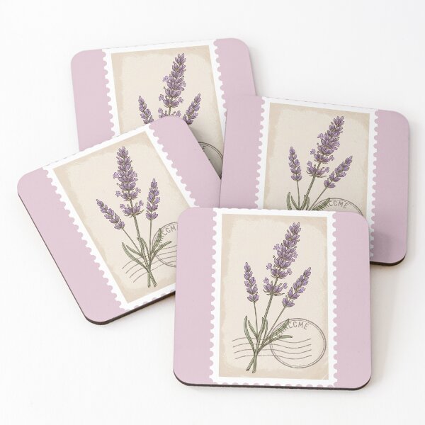 Item preview, Lavender vintage postage stamp designed and sold by bloom-moon.