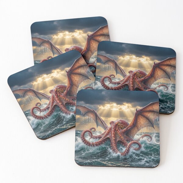 Item preview, Winged Octopus Takes Flight designed and sold by Tridentulus.