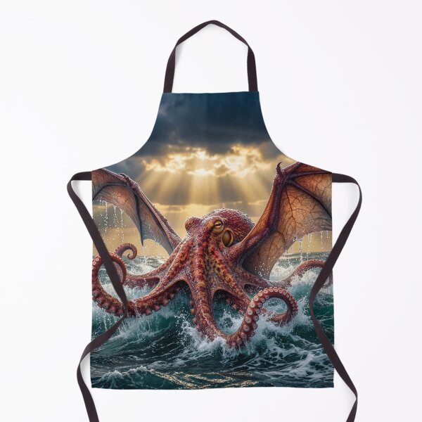 Item preview, Winged Octopus Takes Flight designed and sold by Tridentulus.