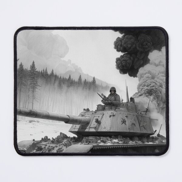 Item preview, Tank on the Battlefield designed and sold by IosArt.