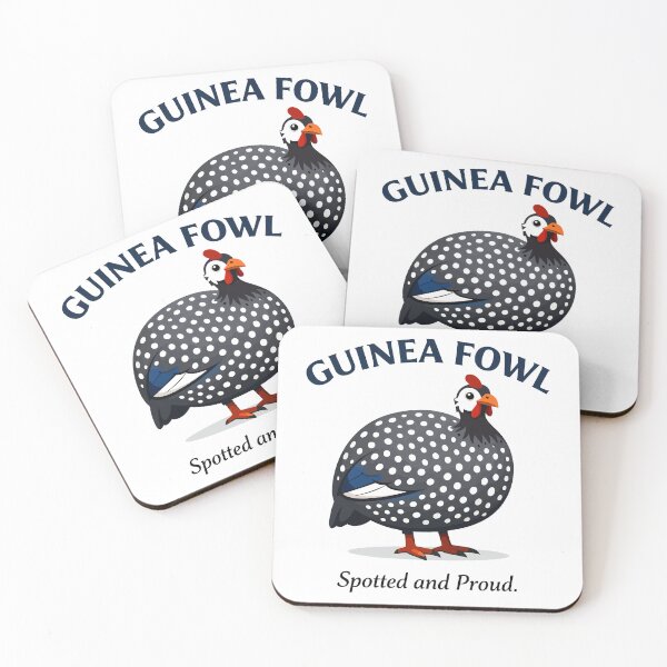 Item preview, Guinea Fowl Spotted Pride Wildlife Illustration designed and sold by WildlifeInc.