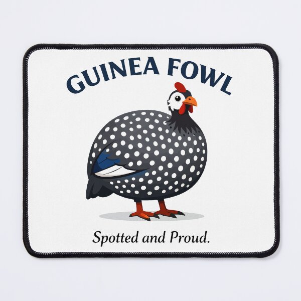 Item preview, Guinea Fowl Spotted Pride Wildlife Illustration designed and sold by WildlifeInc.