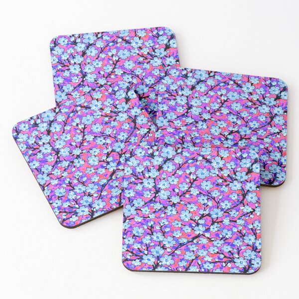 Item preview, Vivid Sunset Spring Floral Blossom Print designed and sold by BeJolley.