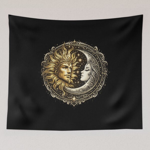 Item preview, Sun and Moon Medallion designed and sold by CyrilloArt.